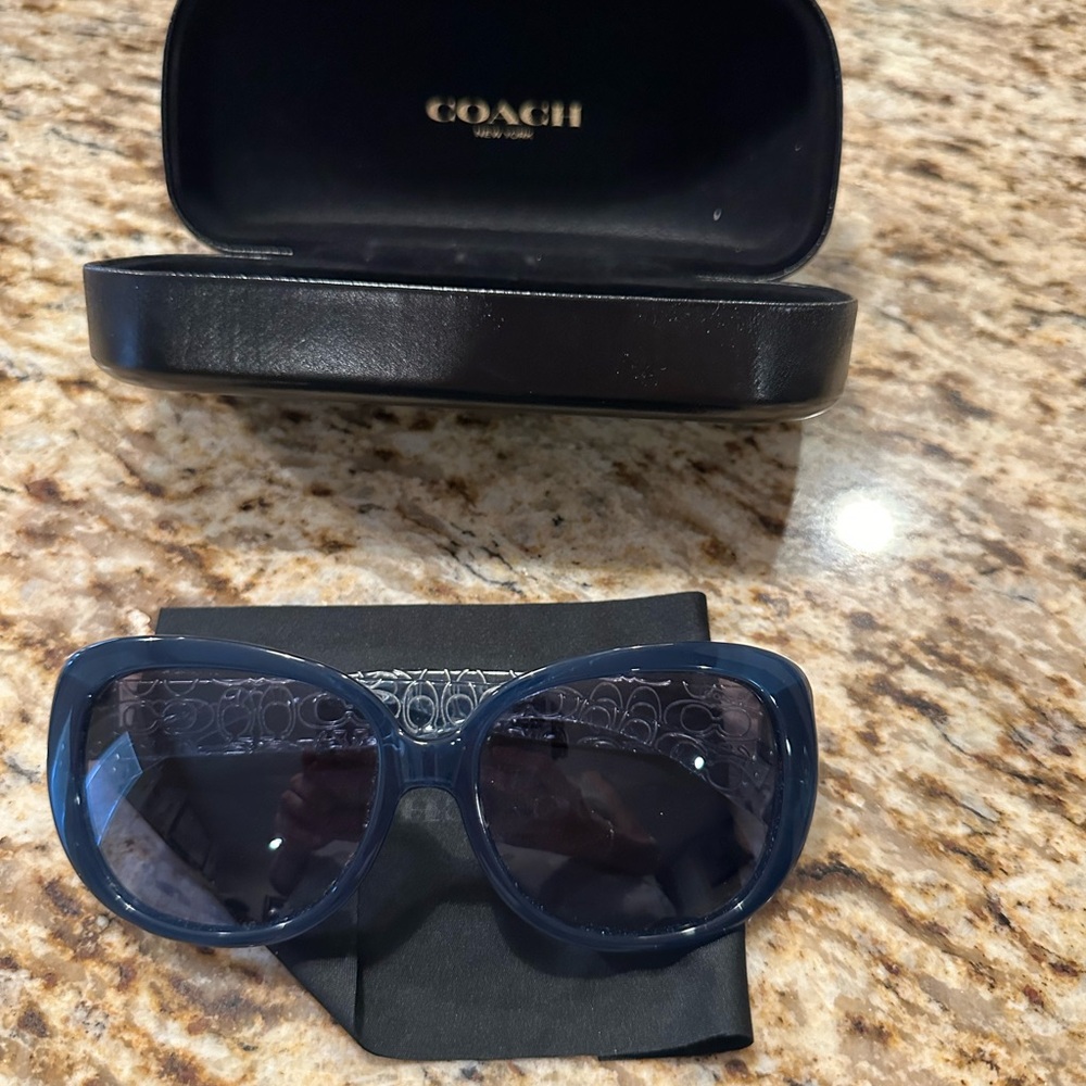 Coach Blue Oversized Sunglasses
New without tags